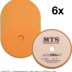 MTS PAD0525.06 MTS Polierpad Pro - mittel, orange ø 130/150mm 6 Stk